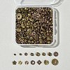15 Styles Tibetan Style Alloy Spacer Beads Set DIY-FS0007-16-7