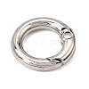 Alloy Spring Ring Clasps AL-CBAAE66-01P-2