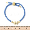 Adjustable Nylon Cord Bracelets BJEW-C096-01G-08-5