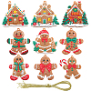 1Set Christmas Plastic Pendants DIY-SC0026-46C-1