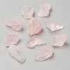 Rough Raw Natural Rose Quartz Beads G-P445-C01-1