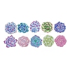 10Pcs Flower Coaster DIY Diamond Painting Kit PW-WG20857-01-5