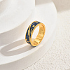 Irregular Pattern Brass Finger Rings for Women YY3361-1-1