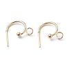 304 Stainless Steel Half Hoop Earrings STAS-Z028-B02-G-1