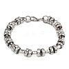 Punk 304 Stainless Steel Link Chain Bracelets for Men Women LS-BJEW-S181-03P-2