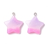 Opaque Resin Pendants CRES-I027-01P-2