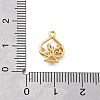 Brass Micro Pave Cubic Zirconia Pendants KK-H511-01G-01-3