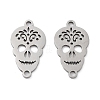 Non-Tarnish 201 Stainless Steel Connector Charms STAS-A090-15P-1