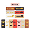 Biyun 84Pcs 14 Style Imitation Leather Labels DIY-BY0001-04-1