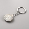 Glass Keychain KEYC-WH0024-18P-02-2