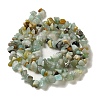 Natural Flower Amazonite Chips Beads Strands X-G-M205-12-01-8