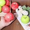 16Pcs 2 Colors Foam Imitation Apple DJEW-CA0001-42-3