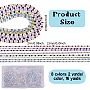 16 Yards 8 Colors Iron Rhinestone Cup Chains CH-NB0001-03-2
