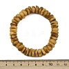 Natural Amber Beaded Stretch Bracelets for Men Women BJEW-L710-01A-5