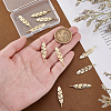 10Pcs Brass Pendants KK-PH0013-79-3