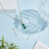 4Pcs 2 Colors Rhodium Plated 925 Sterling Silver Locket Style Planet Pinch Bails STER-SC0001-71A-4