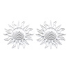 Non-Tarnish 201 Stainless Steel Filigree Joiners LS-STAS-N090-LA950-1-2
