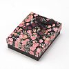 Flower Pattern Cardboard Jewelry Packaging Box CBOX-L007-007A-1