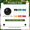 18Pcs 6 Colors PE Plastic Ladder Balls AJEW-MA0001-29-2