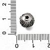 Engraved 304 Stainless Steel Beads STAS-H263-17AS-08-3