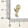 Brass Charms KK-H493-01G-03-3