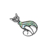 Creative Abalone Shell Cat Brooch PW-WG786CF-01-3