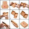 Kraft Paper Gift Box CON-L014-A02-2