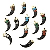 Natural & Synthetic Mixed Gemstone Pendants KK-H267-012G-07-1