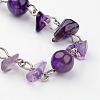 Gemstone Beaded Necklaces NJEW-JN01702-3