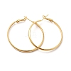 Rack Plating Brass Huggie Hoop Earrings EJEW-P226-18A-G-1