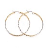 304 Stainless Steel Big Hoop Earrings EJEW-F188-14GP-1