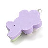 Opaque Resin Pendants RESI-G078-01I-2