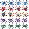 20Pcs Halloween Spider Glass Pendants FIND-SC0009-98-1
