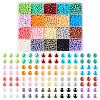2780Pcs 20 Colors Baking Paint Glass Seed Beads SEED-TA0001-49-1
