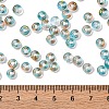 Baking Paint Transparent Colours Glass Round Beads SEED-L011-13A-02-4