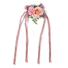 Silk Wrist Corsage AJEW-WH0248-39C-1
