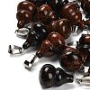 Natural Mahogany Obsidian Pendants G-B127-03P-08-1