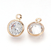 Cubic Zirconia Charms ZIRC-T003-23KC-2