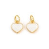 Brass Enamel Pendants KK-CBA5CB0-08G-1