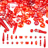 GOMAKERER 80G DIY Acrylic Beads & Pendants Mobile Phone Wrist Strap Making Finding Kit MACR-GO0001-08A-1