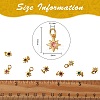 16Pcs 8 Colors Brass Micro Pave Cubic Zirconia Pendants KK-SZ0003-92-2