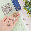 100Pcs 2 Styles Tibetan Style Alloy Charms TIBE-SC0001-88-3