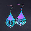 201 Stainless Steel Dangle Earrings LS-STAS-S105-JN423-1
