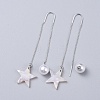 (Jewelry Parties Factory Sale)Cellulose Acetate(Resin) Stud Earrings EJEW-JE03422-2