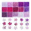 12000Pcs 15 Style 12/0 Glass Round Seed Beads SEED-YW0001-40A-1