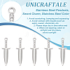 Unicraftale 20Pcs 304 Stainless Steel Pendants FIND-UN0002-44B-5