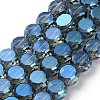 Electroplate Glass Beads Strands EGLA-C010-01A-2