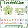 60Pcs 10 Colors Zinc Alloy Beads FIND-AR0006-28-2