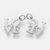 Tarnish Resistant 304 Stainless Steel Pendants LS-STAS-Q201-T460S-1
