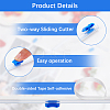 Plastic Reusable Cling Film Slide Cutter AJEW-CP0007-87A-6